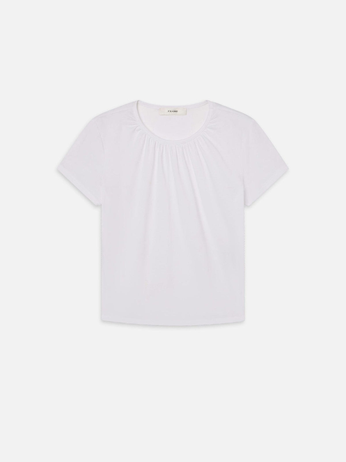 Frame The Gathered Tee in White