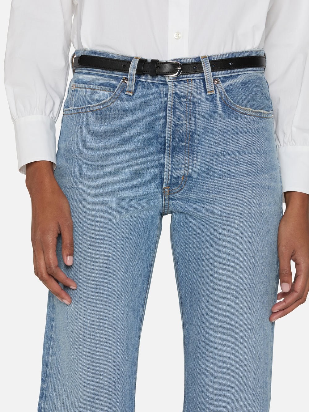 Frame The Lax Jean in Antidote Raw Fray