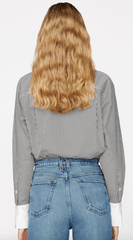 Frame The Oversized Shirt in Noir Multi