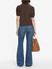 Frame The Sailor Blouse in Coffee