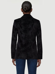 FRAME Velvet Python Blazer