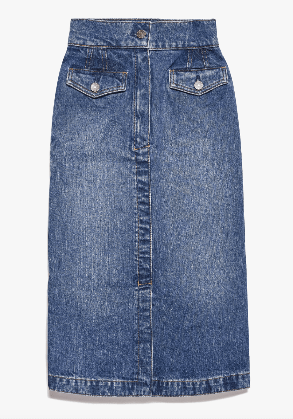 Frame Vent Front Skirt in Pearl District