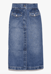 Frame Vent Front Skirt in Pearl District