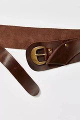 Free People Jericho Hip Belt in Dark Roast