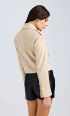 Generation Love Cosita Vegan Suede Moto Jacket