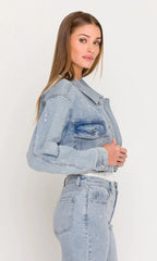 Generation Love Delan Embellished Denim Jacket
