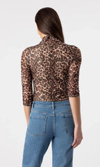 Generation Love Milo Leo Mesh Bodysuit in Leopardess