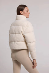 Generation Love Rhoda Tweed Puffer in White