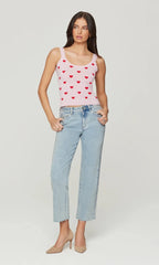 Generation Love Tess Hearts Intarsia Strap Tank