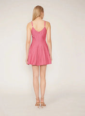 Gilner Farrar Juniper Dress in Red Chambray