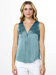Go Silk Go Zippy Tank Luxe in Ocean