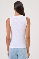 Goldie Tees Madelyn Tank in White