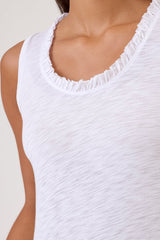 Goldie Tees Madelyn Tank in White