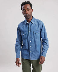 Hartford Phoenix Shirt in Indigo