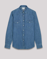 Hartford Phoenix Shirt in Indigo