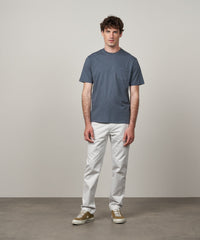 Hartford Storm Pocket Crew T-shirt in Charcoal
