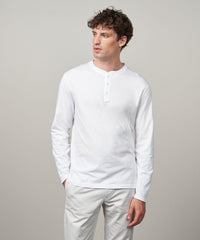 Hartford White Henley T-Shirt