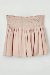 Hayden Girls Smocked Waist Shorts in Mauve