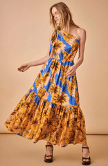 Hunter Bell Alana Dress in Tropical Palm