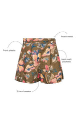 Hunter Bell Ashton Short in Olive Floral