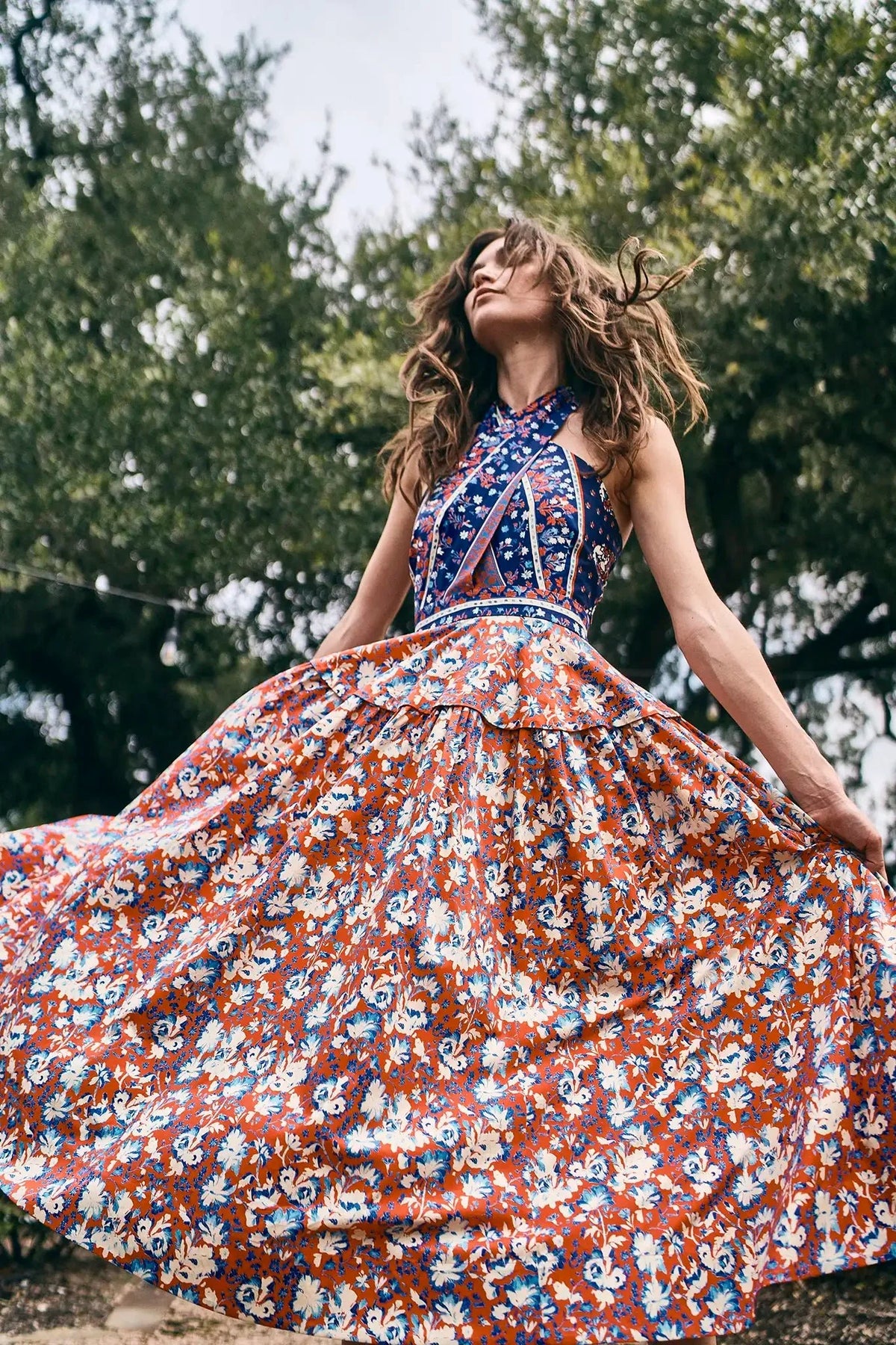 Hunter Bell Bellamy Dress in Tapestry Floral