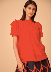 Hunter Bell Blair Top in Red Alert