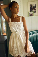 Hunter Bell Cosette Dress in White