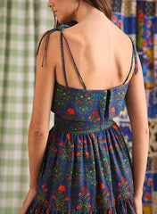Hunter Bell Dolly Dress in Midnight Garden