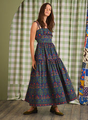 Hunter Bell Dolly Dress in Midnight Garden