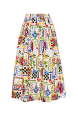 Hunter Bell Eva Skirt in Coastal Converstation