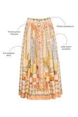 Hunter Bell Eva Skirt in Still Life Symphony