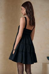 Hunter Bell Fleur Dress in Onyx