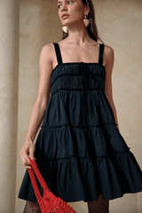Hunter Bell Fleur Dress in Onyx
