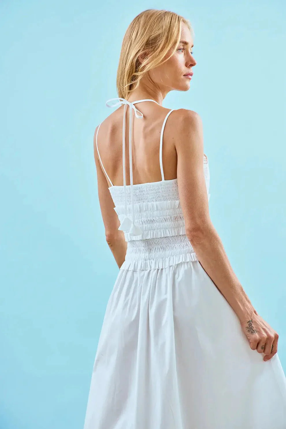 Hunter Bell Francie Dress in White