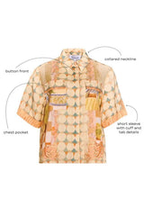 Hunter Bell Hawkins Shirt in Still Life Symphony