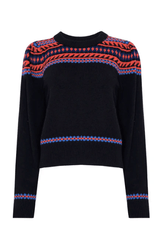 Hunter Bell Jackie Sweater in Fairisle