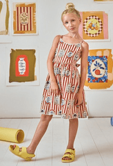 Hunter Bell Kids Grace Dress in Mallet Club