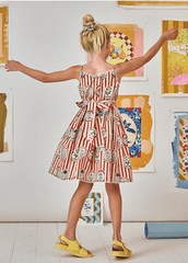 Hunter Bell Kids Grace Dress in Mallet Club