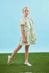 Hunter Bell Kids Merritt Dress in Garden Rose Peony