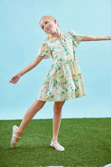 Hunter Bell Kids Merritt Dress in Garden Rose Peony