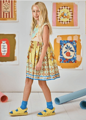 Hunter Bell Kids Piper Dress in Gasparilla Gardens