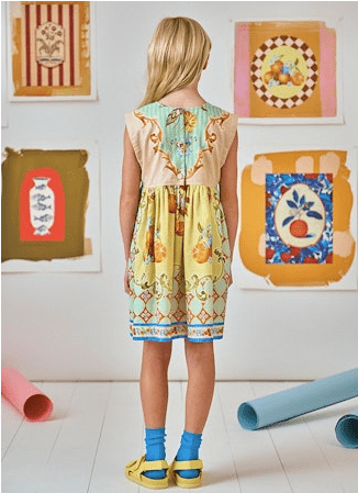 Hunter Bell Kids Piper Dress in Gasparilla Gardens