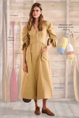 Hunter Bell Lavin Dress in Khaki