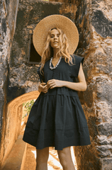 Hunter Bell Parker Dress in Onyx
