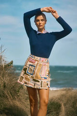 Hunter Bell Powell Skirt in Montauk Tapestry