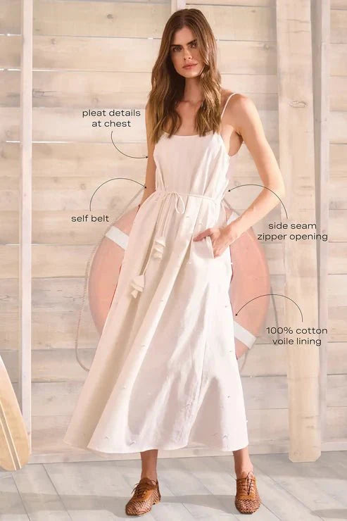 Hunter Bell Rivers Dress in Ivory