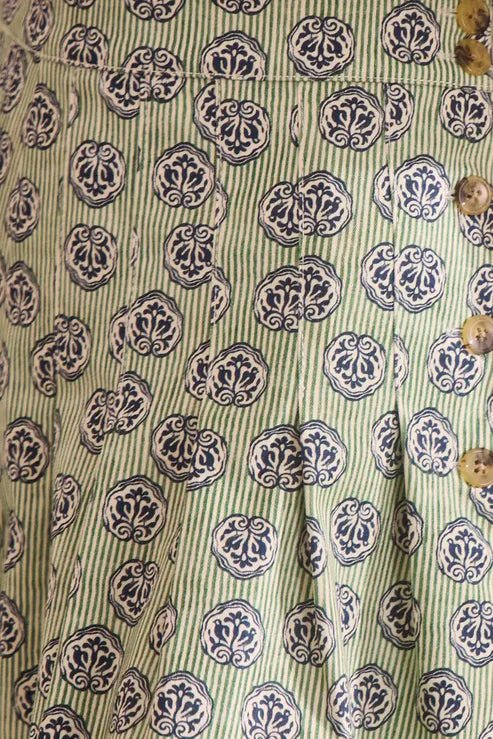 Hunter Bell Willa Shorts in Navy Bird Block