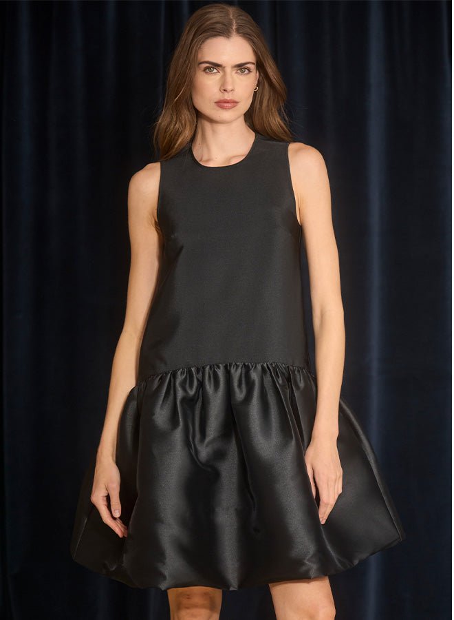 Hunter Bell Windsor Dress in Onyx