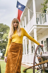 Hunter Bell Winona Skirt in Nutmeg