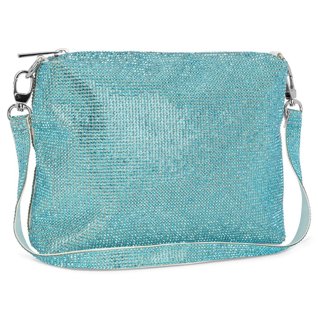Iscream Aquamarine Crystal Crossbody Bag